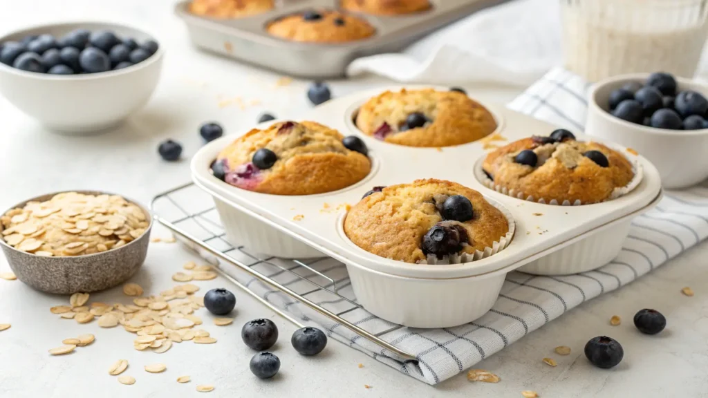 protein-muffin-blueberry