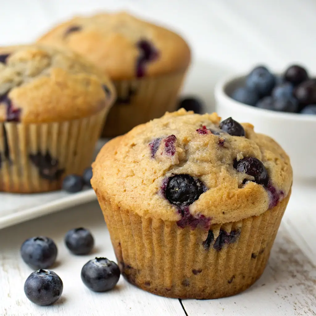 blueberry-protein-muffin