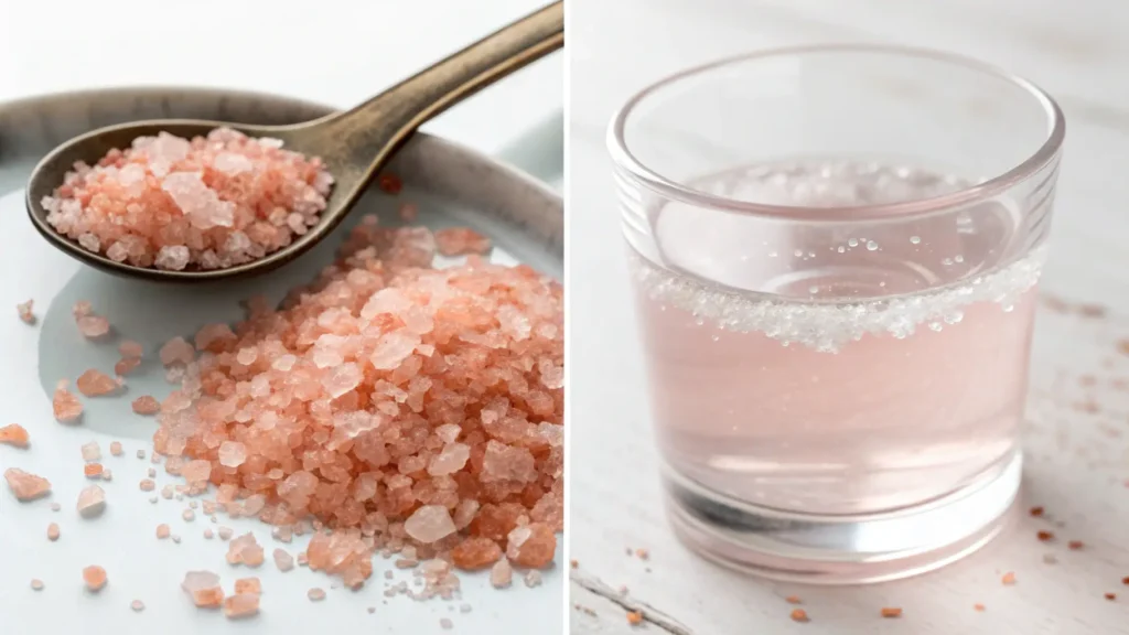 pink salt water