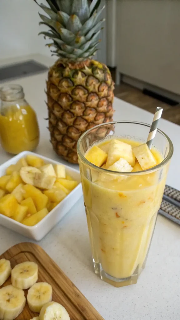 ananas-banana-smoothie