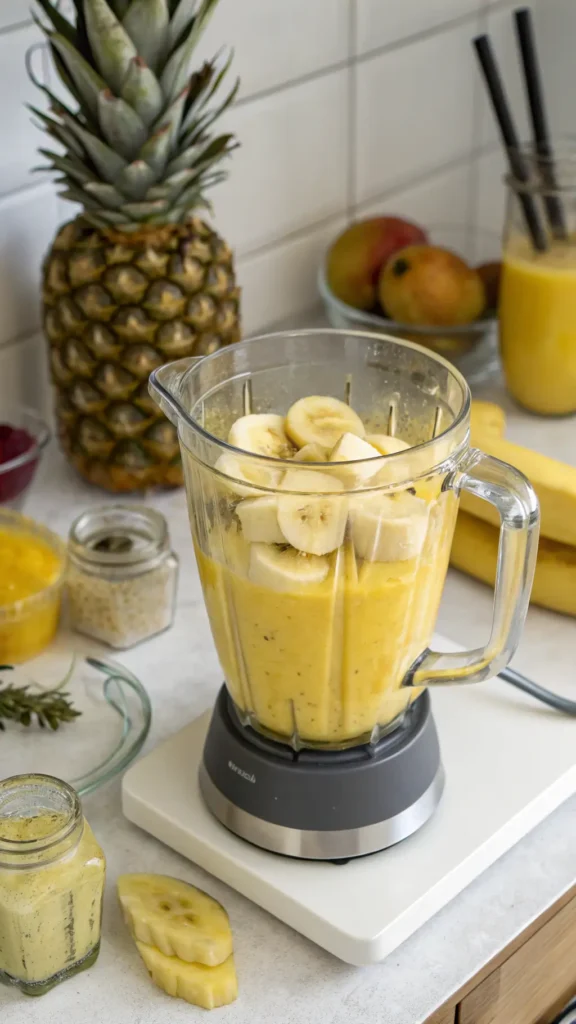 ananas-banana-smoothie