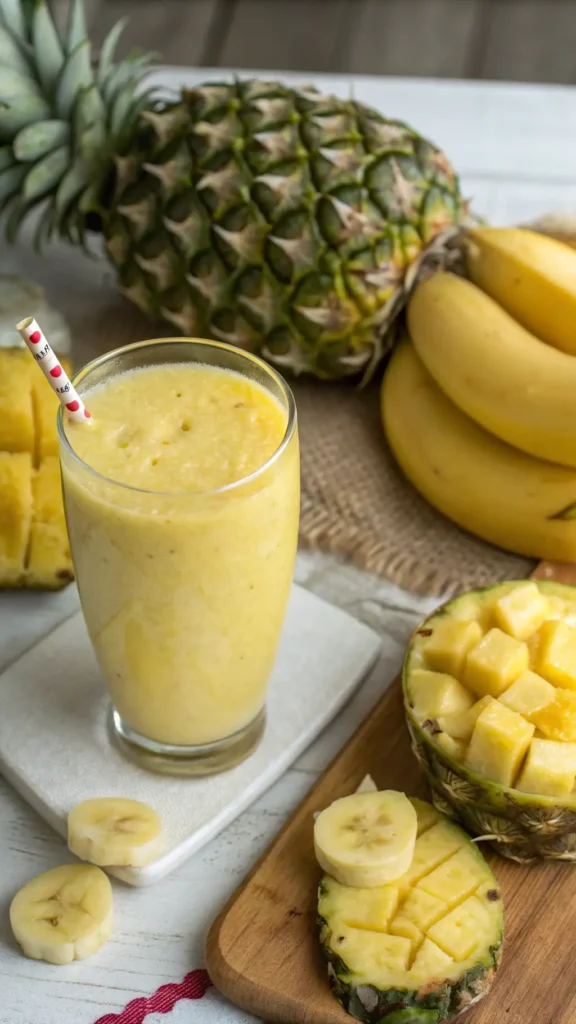 ananas-banana-smoothie
