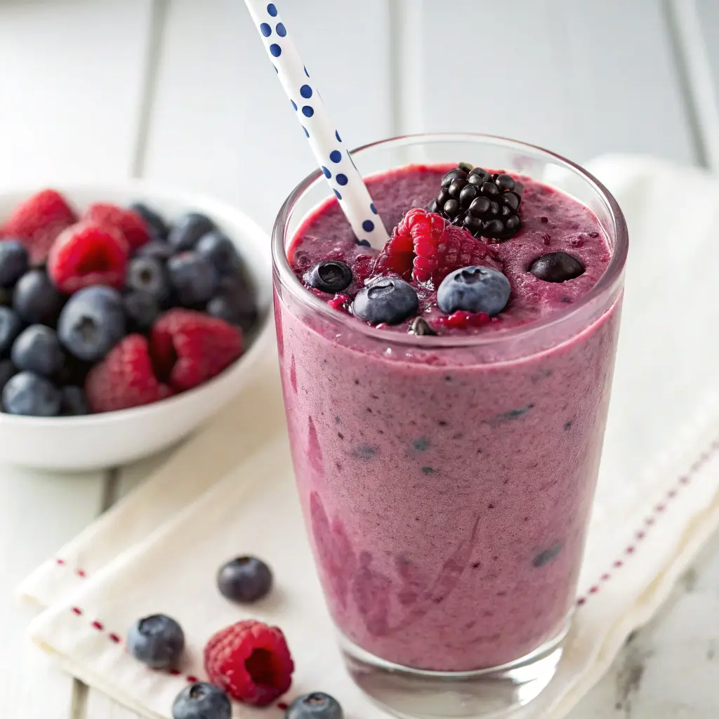 blueberry-raspberry-smoothie