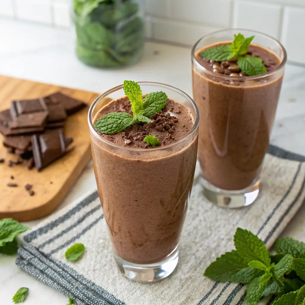 chocolate-mint-protein-shake
