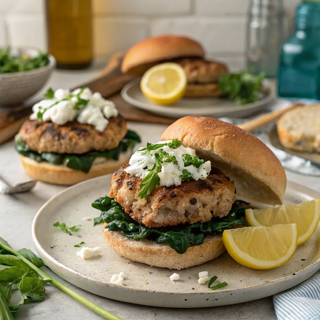 turkey-burgers-feta-and-spinach