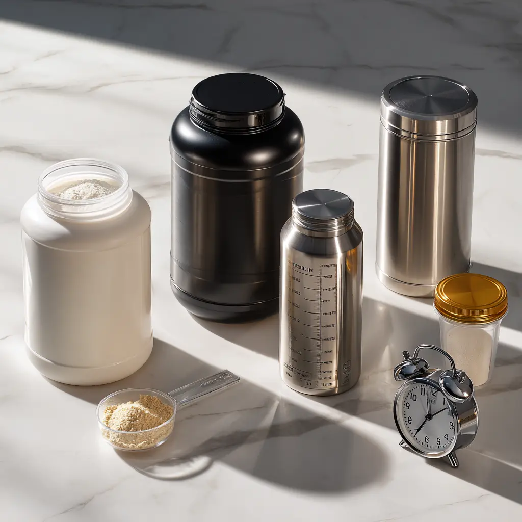 Best protein powder for busy mornings complete guide featuring premium whey, plant-based, and casein proteins with professional shaker bottle setup