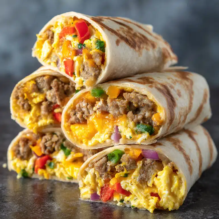 Freezer-Friendly Breakfast Burritos