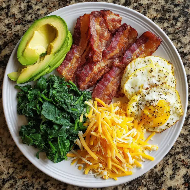 Keto Breakfast Plate