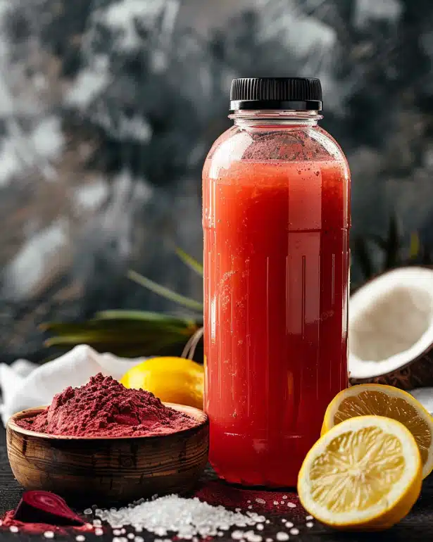 Athletic Performance functional water with beetroot and taurine - high-intensity training hydration for endurance and performance