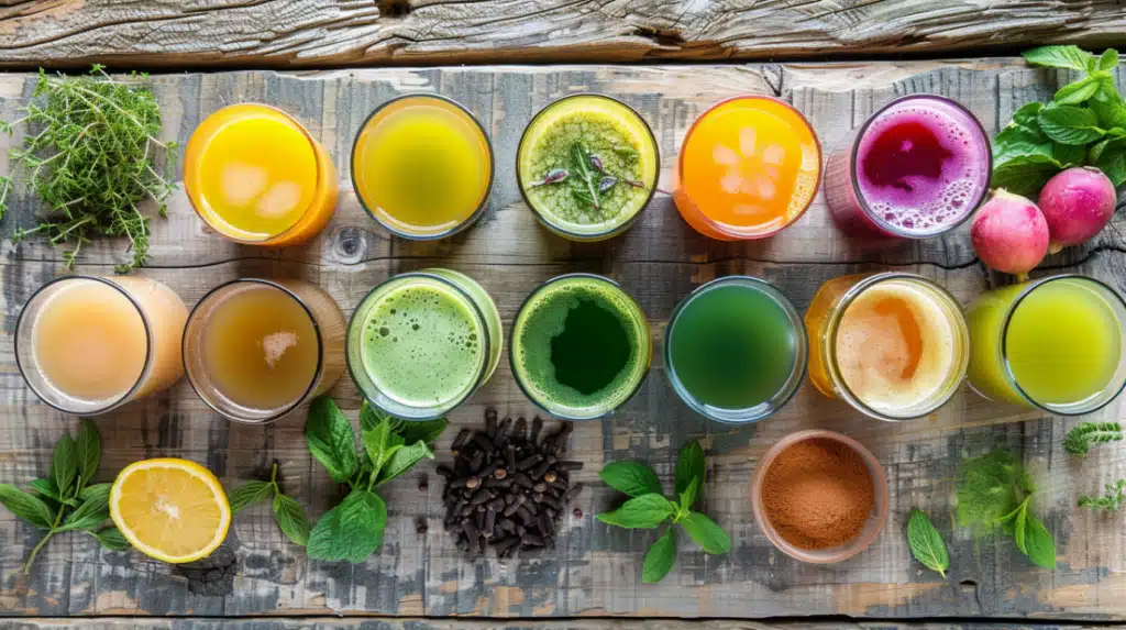 Complete collection of 11 immune boosting drinks for every season by certified nutritionist Maya Refresher featuring all seasonal recipes