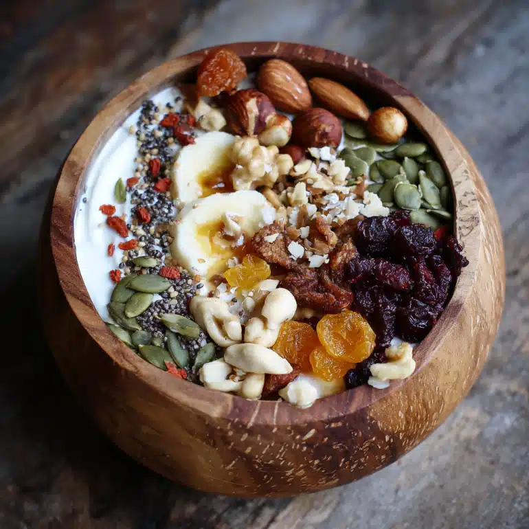 no-cook high-protein breakfast - sweet parfait and savory toast bowl with 28-32g protein