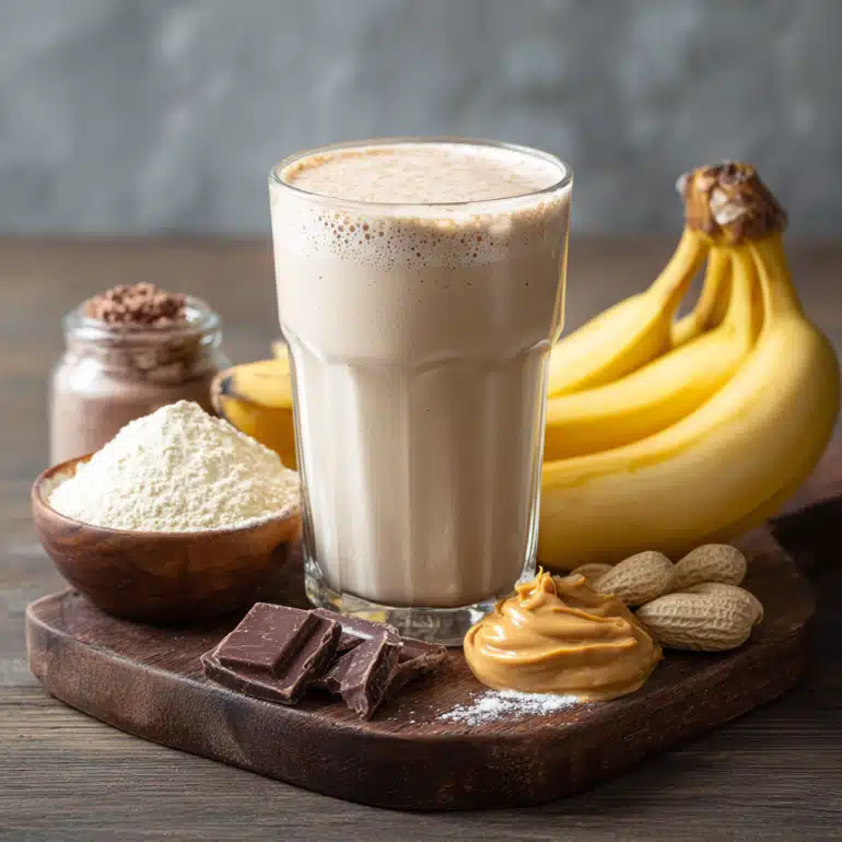 Muscle Builder drink for pre and post workout beverages