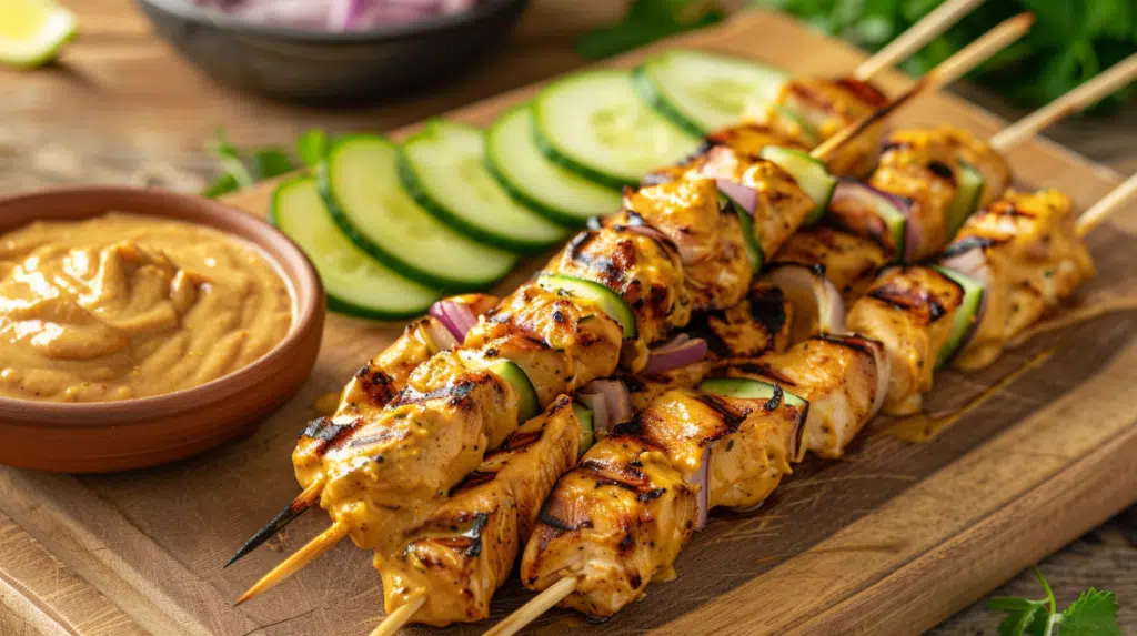 chicken satay skewers 