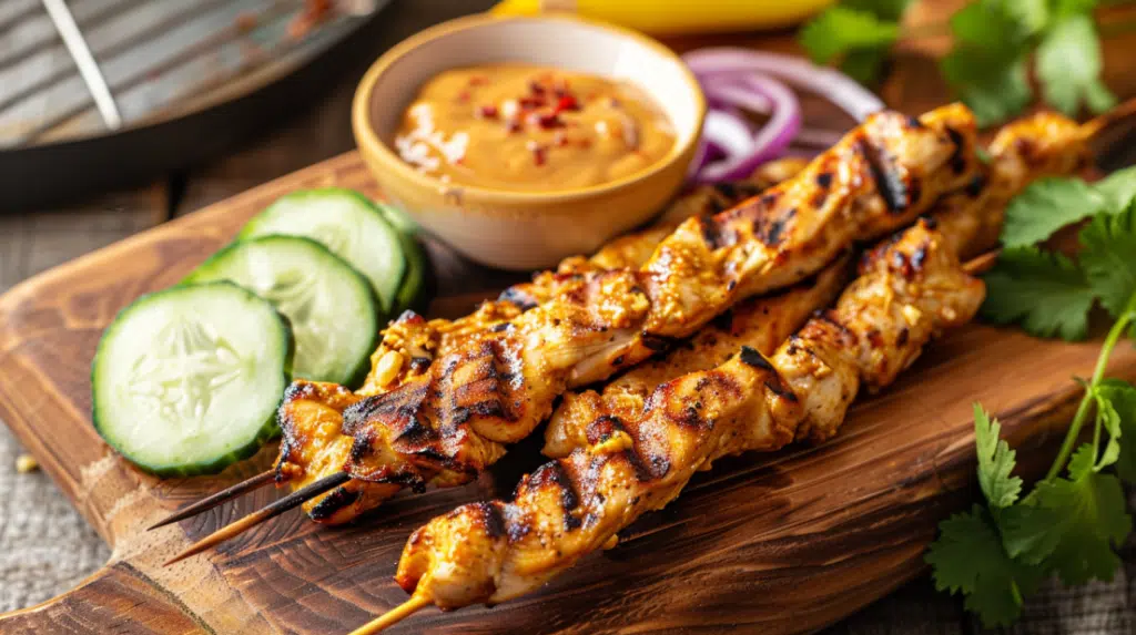 chicken satay skewers 