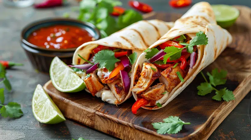 sweet-chilli-chicken-wraps