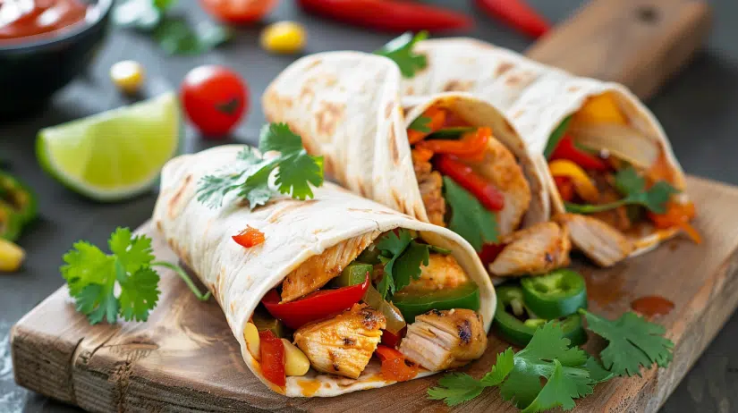 sweet-chilli-chicken-wraps