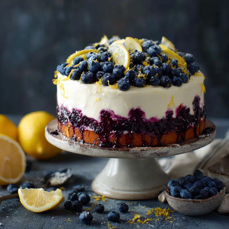 blueberry lemon cake
