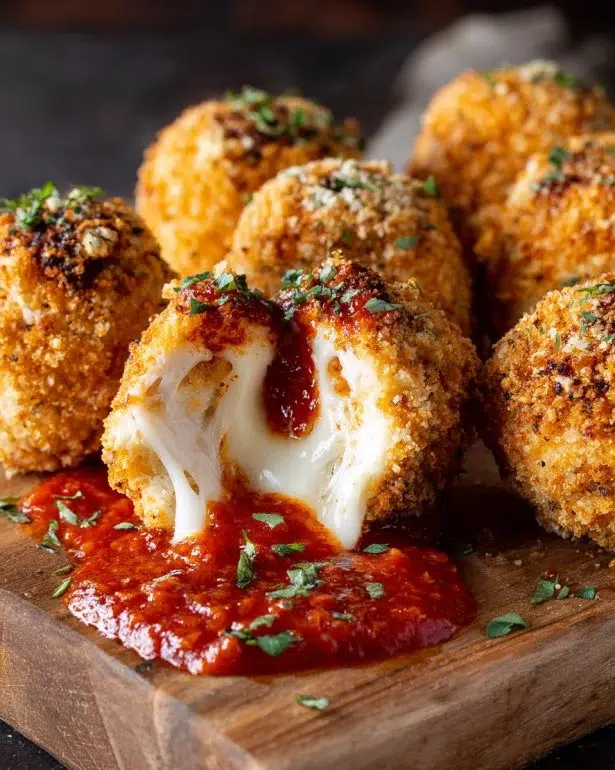 Delicious Chicken Mozzarella Bombs for high protein meals and snacks