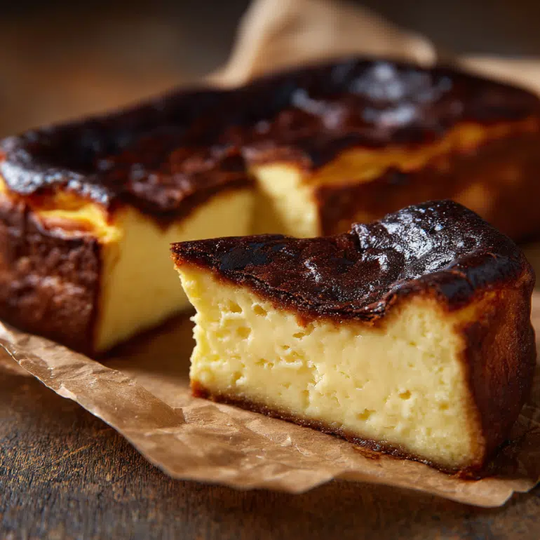 Burnt Basque cheesecake