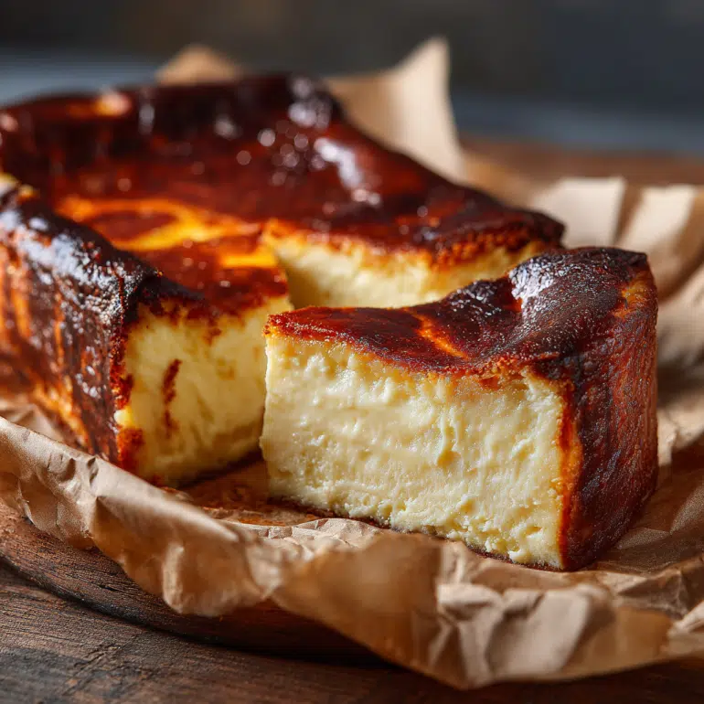 Burnt Basque cheesecake