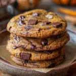 Chewy Pumpkin Chocolate Chip Cookies