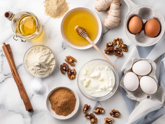Greek honey cake ingredients