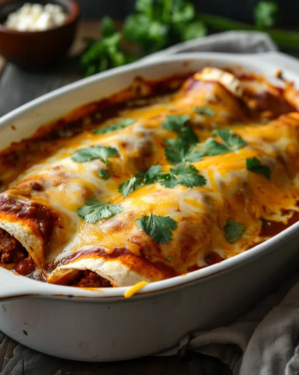 Low FODMAP Beef Enchiladas