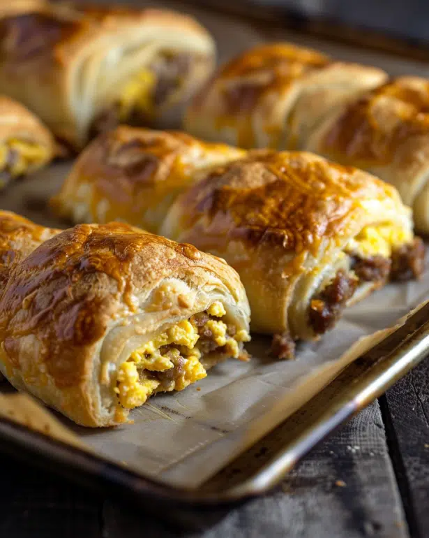 Sausage Egg Breakfast Roll-Ups