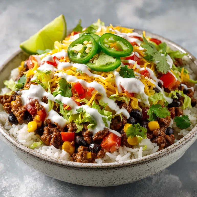 Taco Rice Bowl