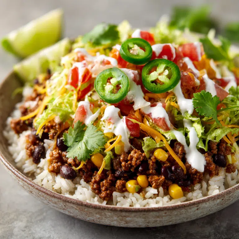 Taco Rice Bowl 