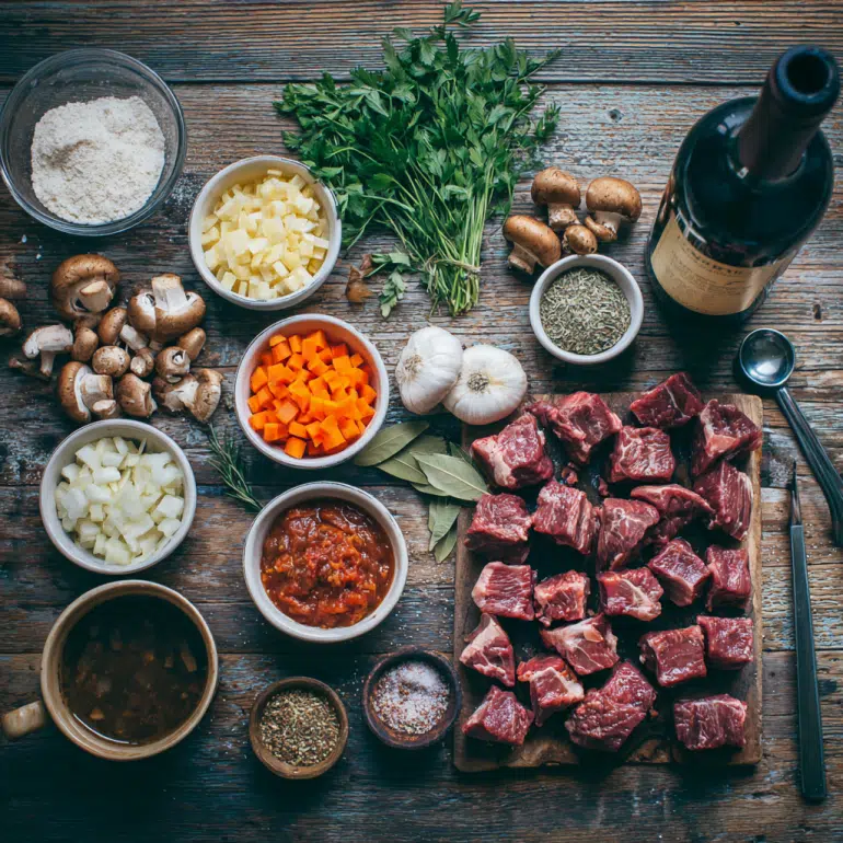 beef bourguignon ingredients