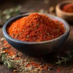 bowl of homemade Cajun spice blend