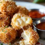 golden fried mac and cheese bites