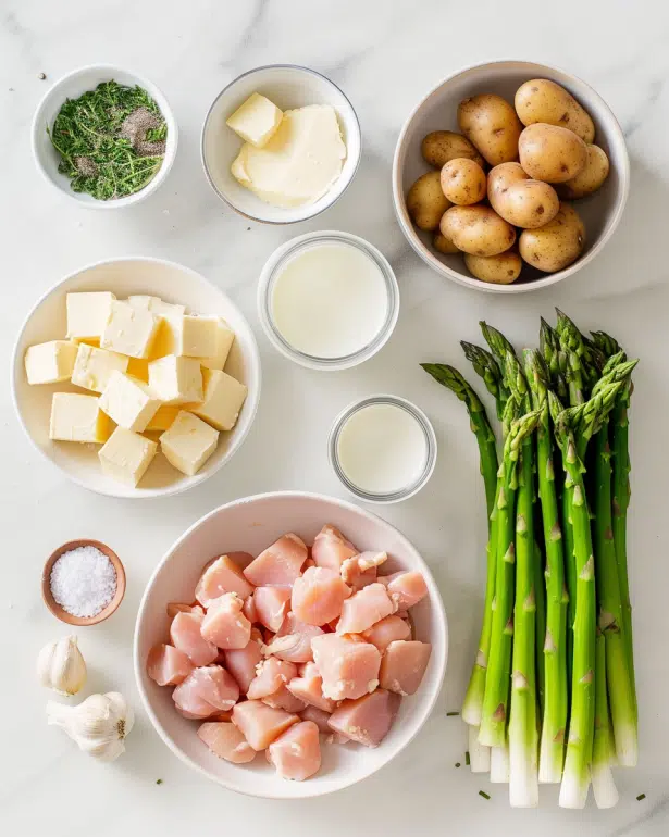 ingredients for Creamy Chicken Bites