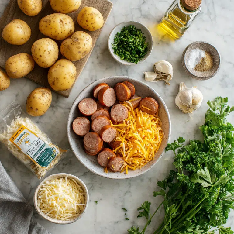 Cheesy Ranch Potatoes and Smoked Sausage ingredient