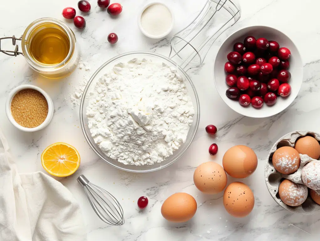 muffin baking ingredients