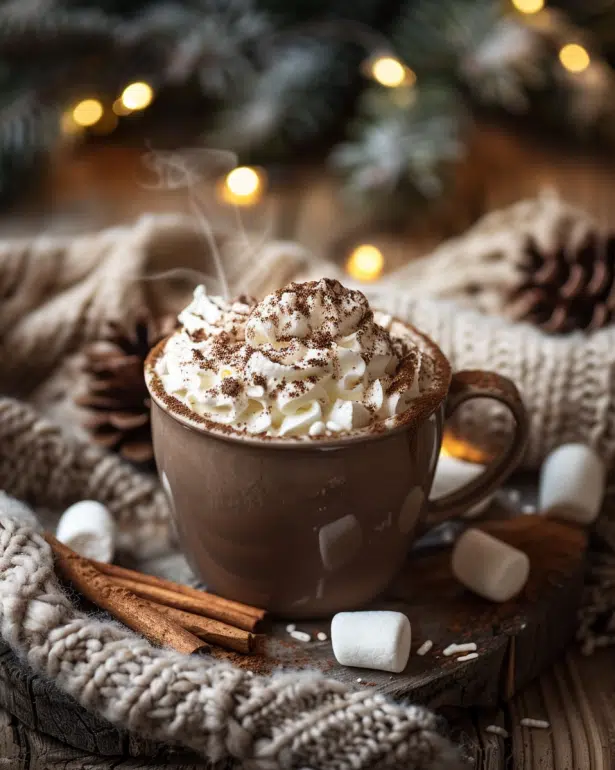 mug of spiced hot cocoa