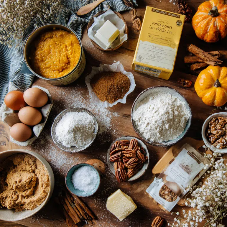pumpkin dump cake ingredients