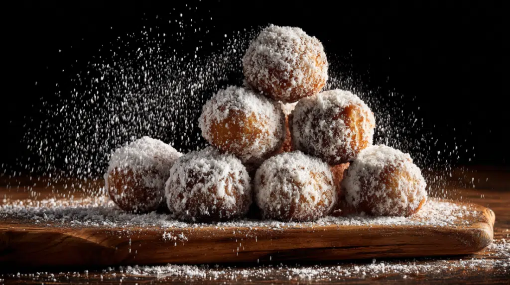 Air Fryer Christmas Donut Holes