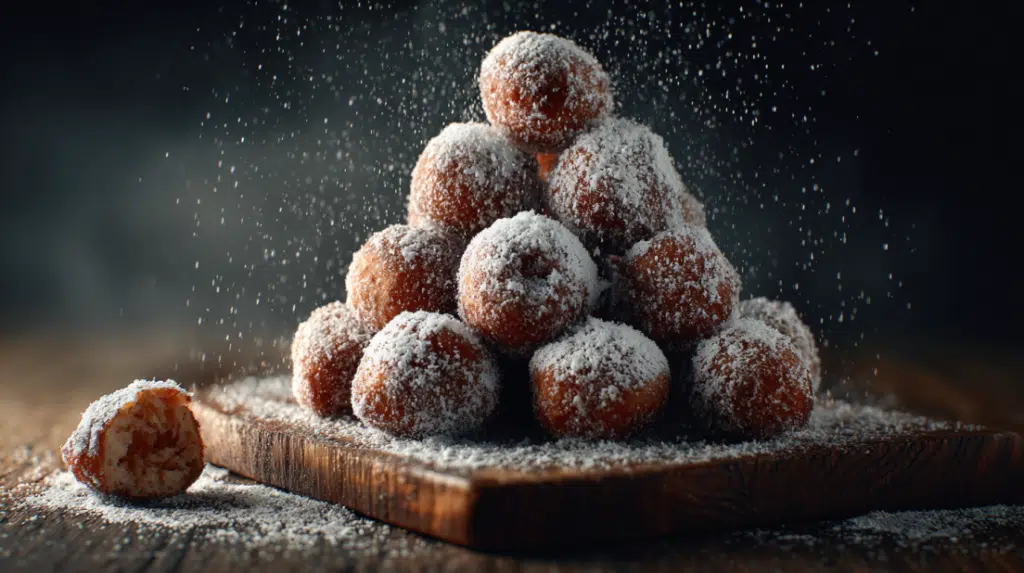 Air Fryer Christmas Donut Holes