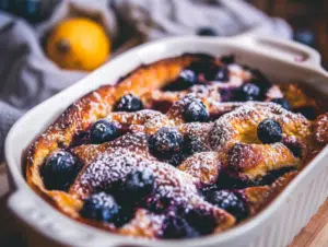 Blueberry French Toast Casserole