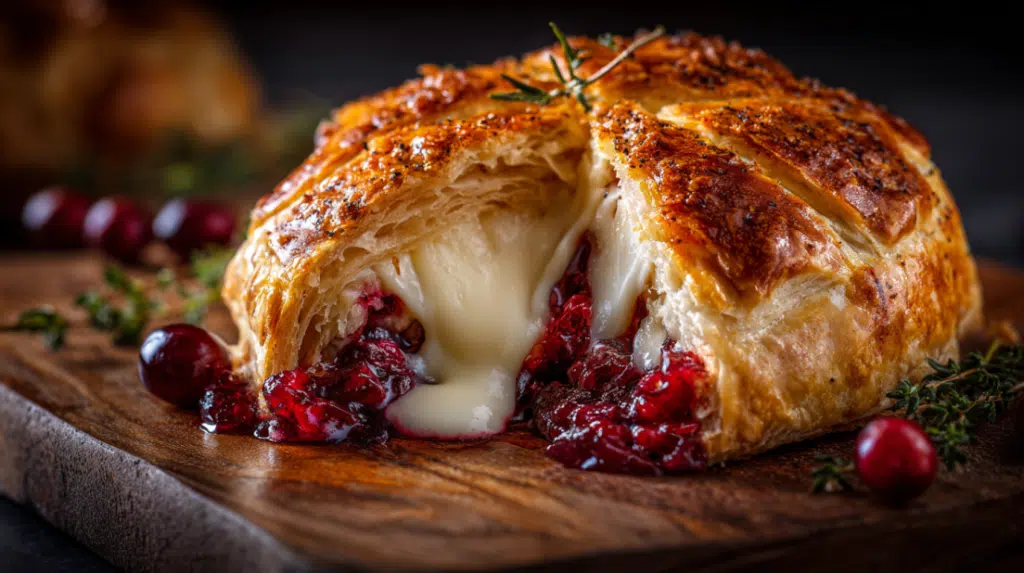 Camembert and Cranberry Pithivier