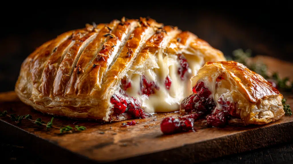 Camembert and Cranberry Pithivier