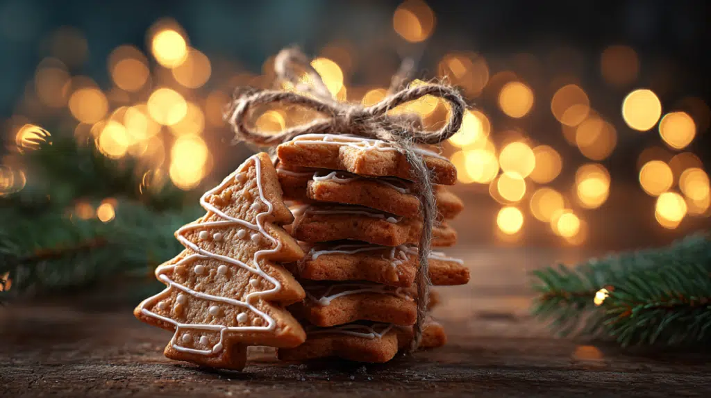 Christmas tree cookies