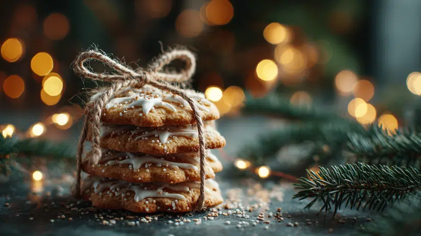 Christmas tree cookies