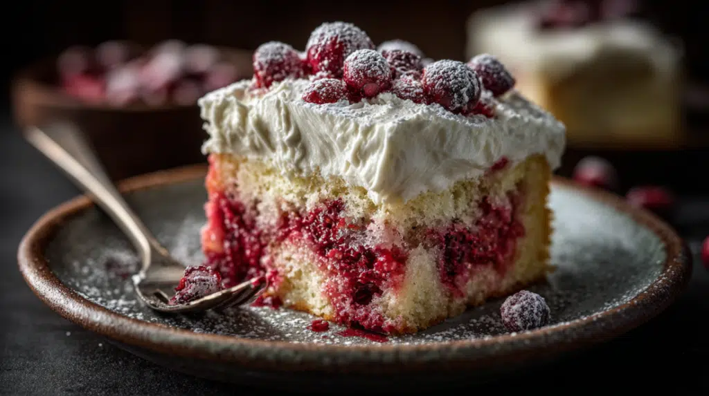 Cranberry Poke Cake