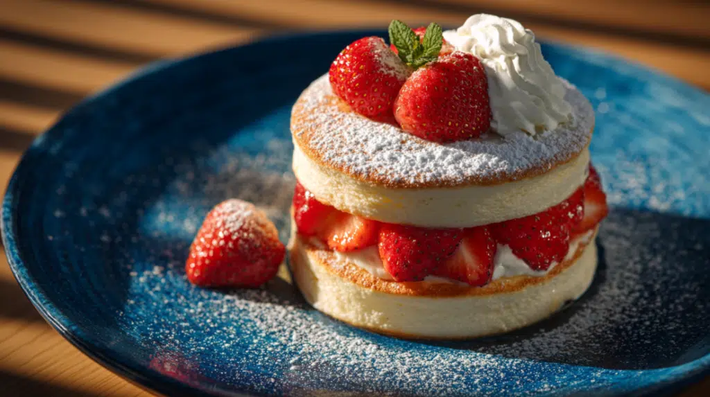 Fluffy Japanese Soufflé Pancakes