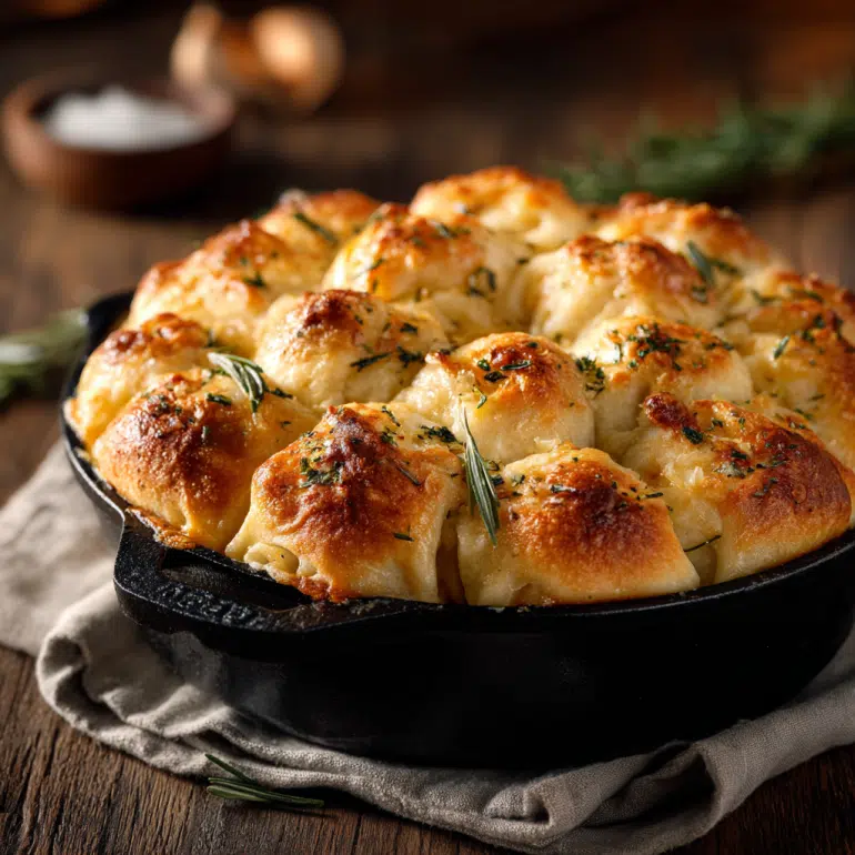 Garlic and Rosemary Pull Apart Bread