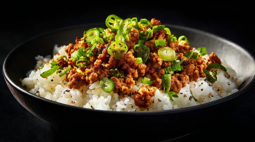 Ground Turkey Rice Bowl