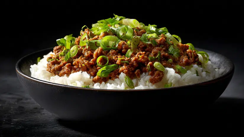 Ground Turkey Rice Bowl